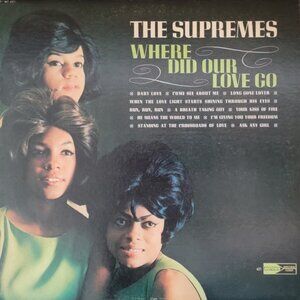 diana ross & supremes where did our love go VINTAGE 1964 MONO lp - r&b soul pop